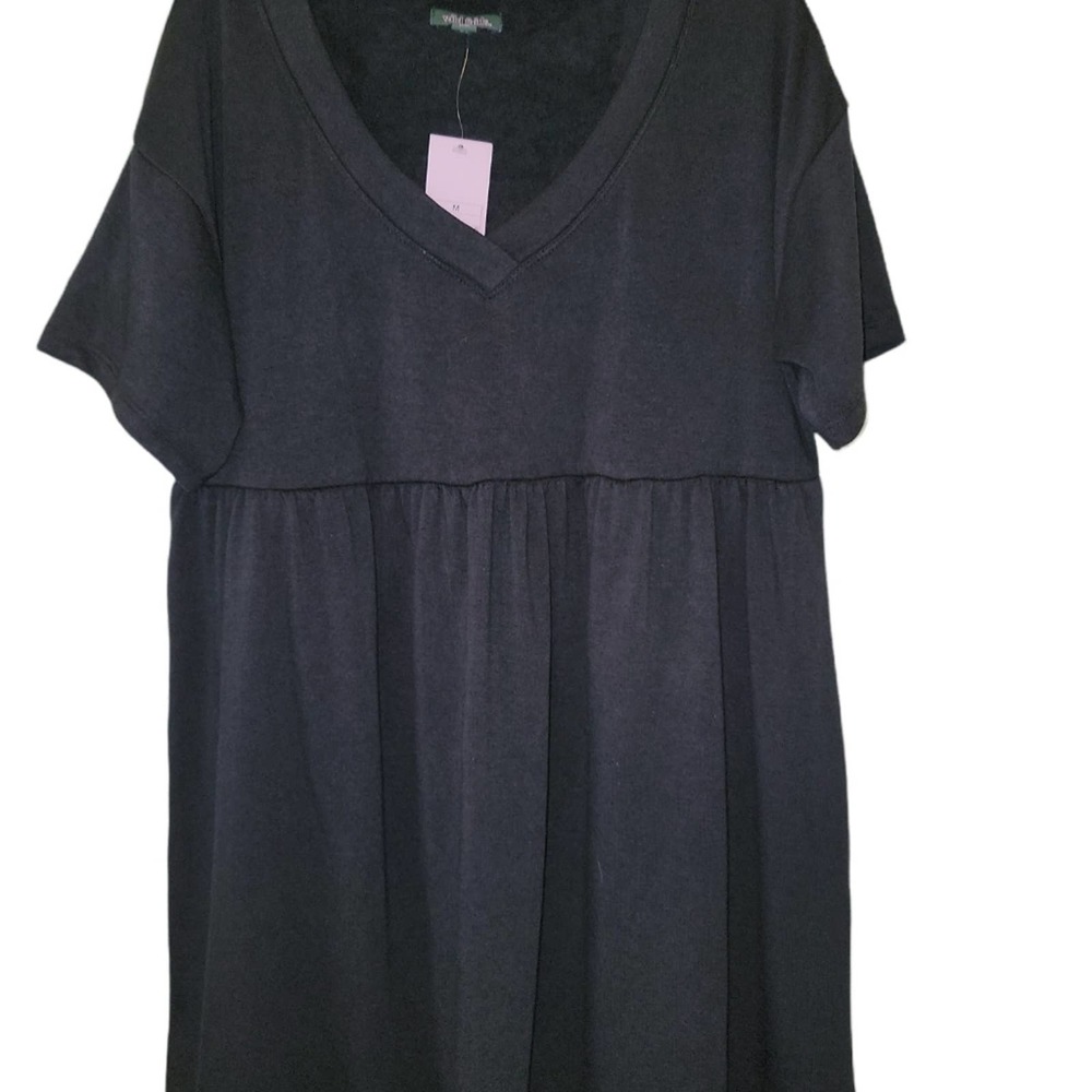 NWT Wild Fable Little Black Dress Midi Casual Beachy Lounge Sz Medium - Picture 4 of 4